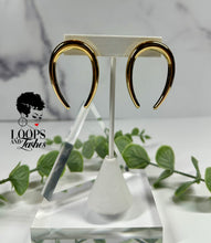 Load image into Gallery viewer, Zen Studs: Modern geometric earrings for timeless elegance. Shop now for minimalist sophistication