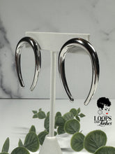 Load image into Gallery viewer, Zen Studs: Modern geometric earrings for timeless elegance. Shop now for minimalist sophistication