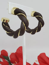 Load image into Gallery viewer, Twisted Leather Loops