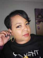 Load image into Gallery viewer, Full Mesh Gold Hoop Earrings For Women