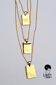 Positive Mantra Necklaces