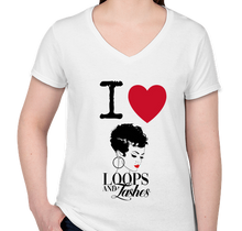 Load image into Gallery viewer, I Love Loops and Lashes T-shirt
