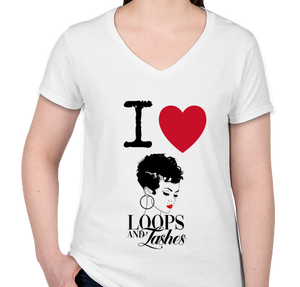 I Love Loops and Lashes T-shirt