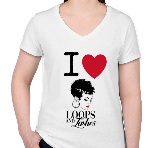 I Love Loops and Lashes T-shirt