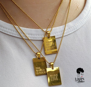 Positive Mantra Necklaces